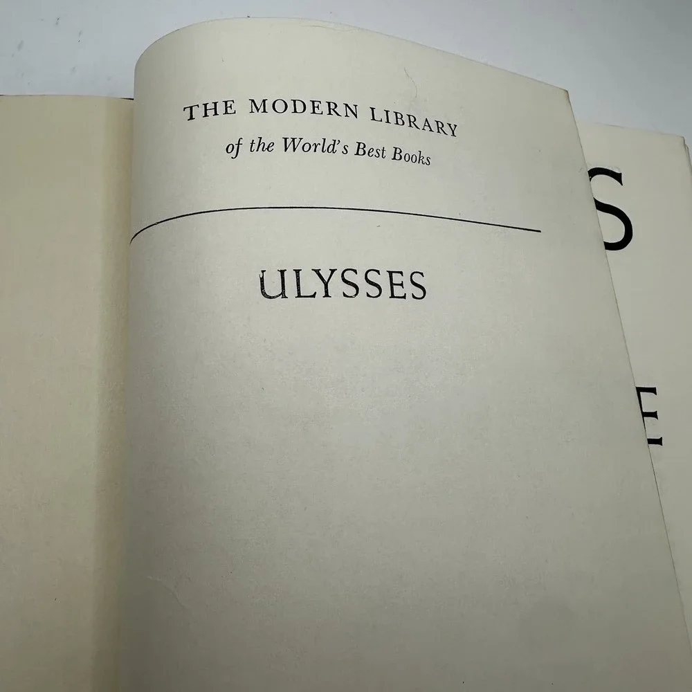 Ulysses James Joyce Vintage Modern Library  HCDJ 1961